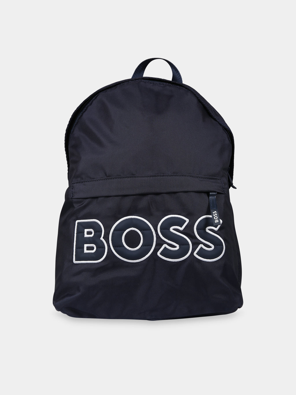 Bleu backpack for boy with logo